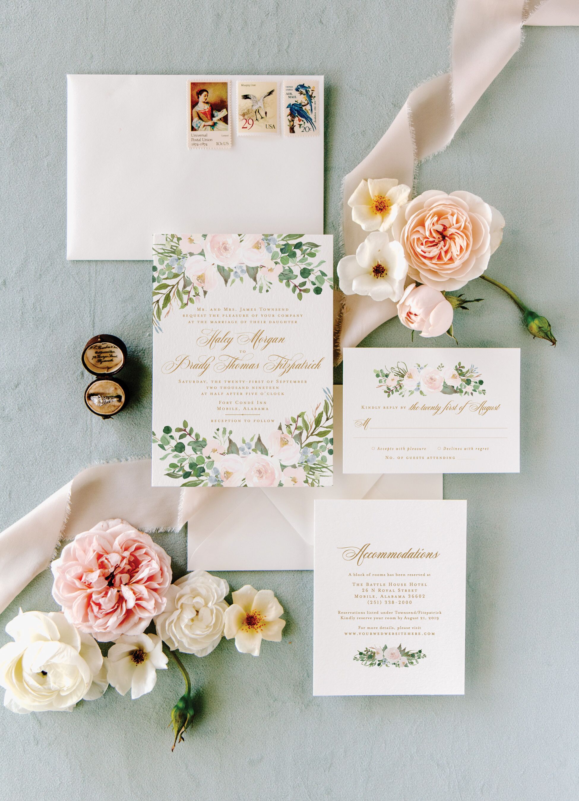 No. 8  Wedding Place Cards — Betty Lu Paperie