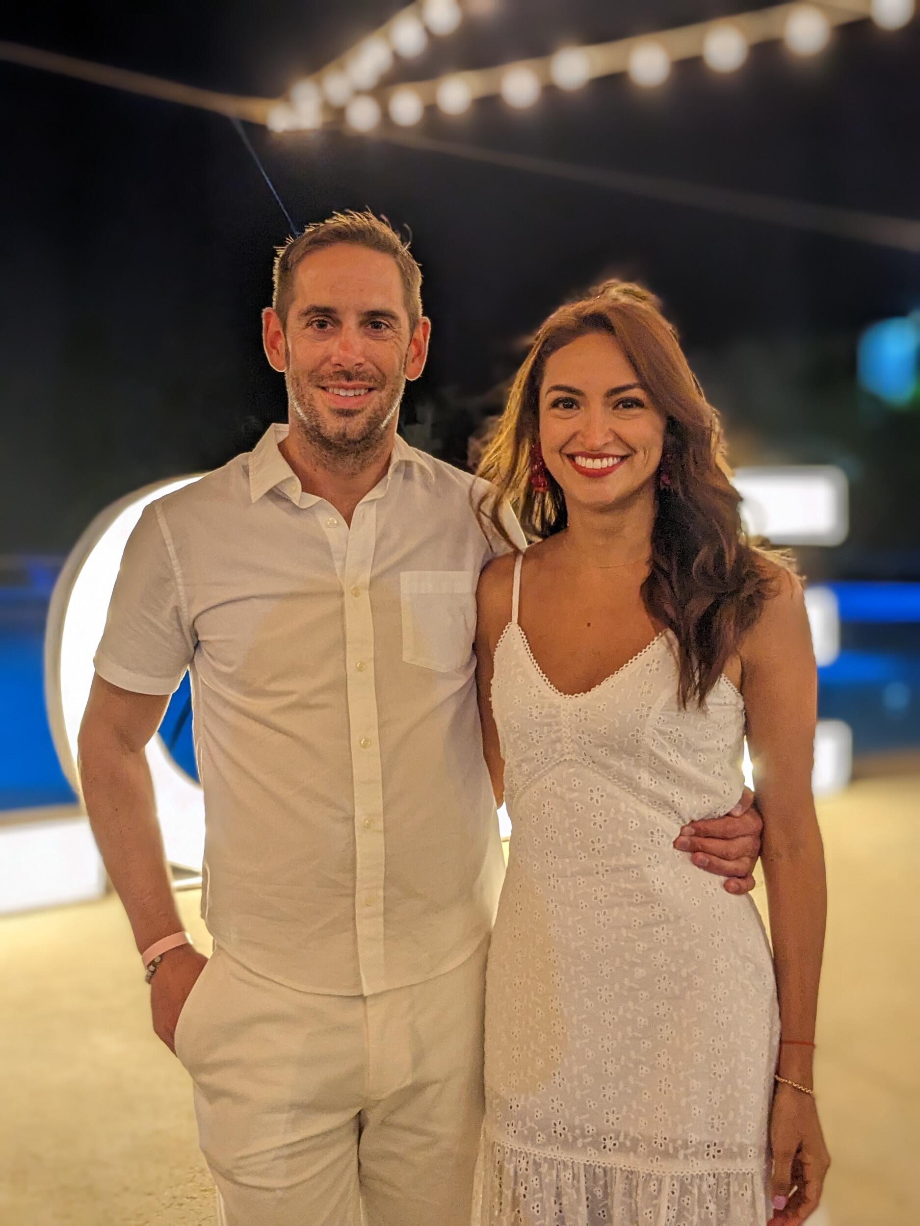 In the Dominican Republic for Erica & Wally's wedding.