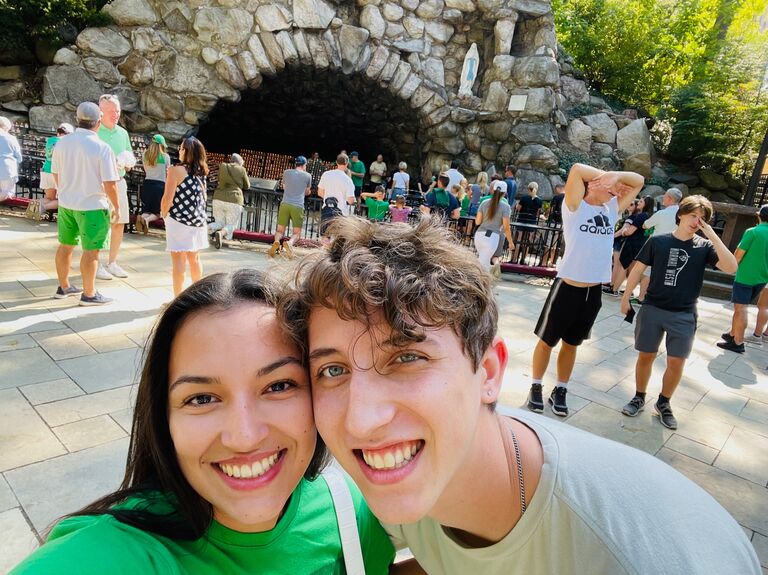Our first Notre Dame game!