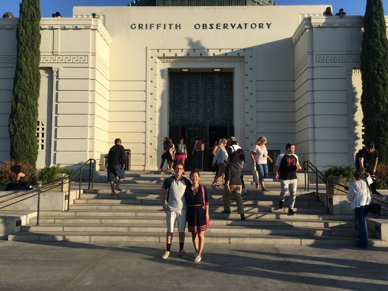 First time visiting Griffith Observatory! Little did we know that this would be the place we got engaged