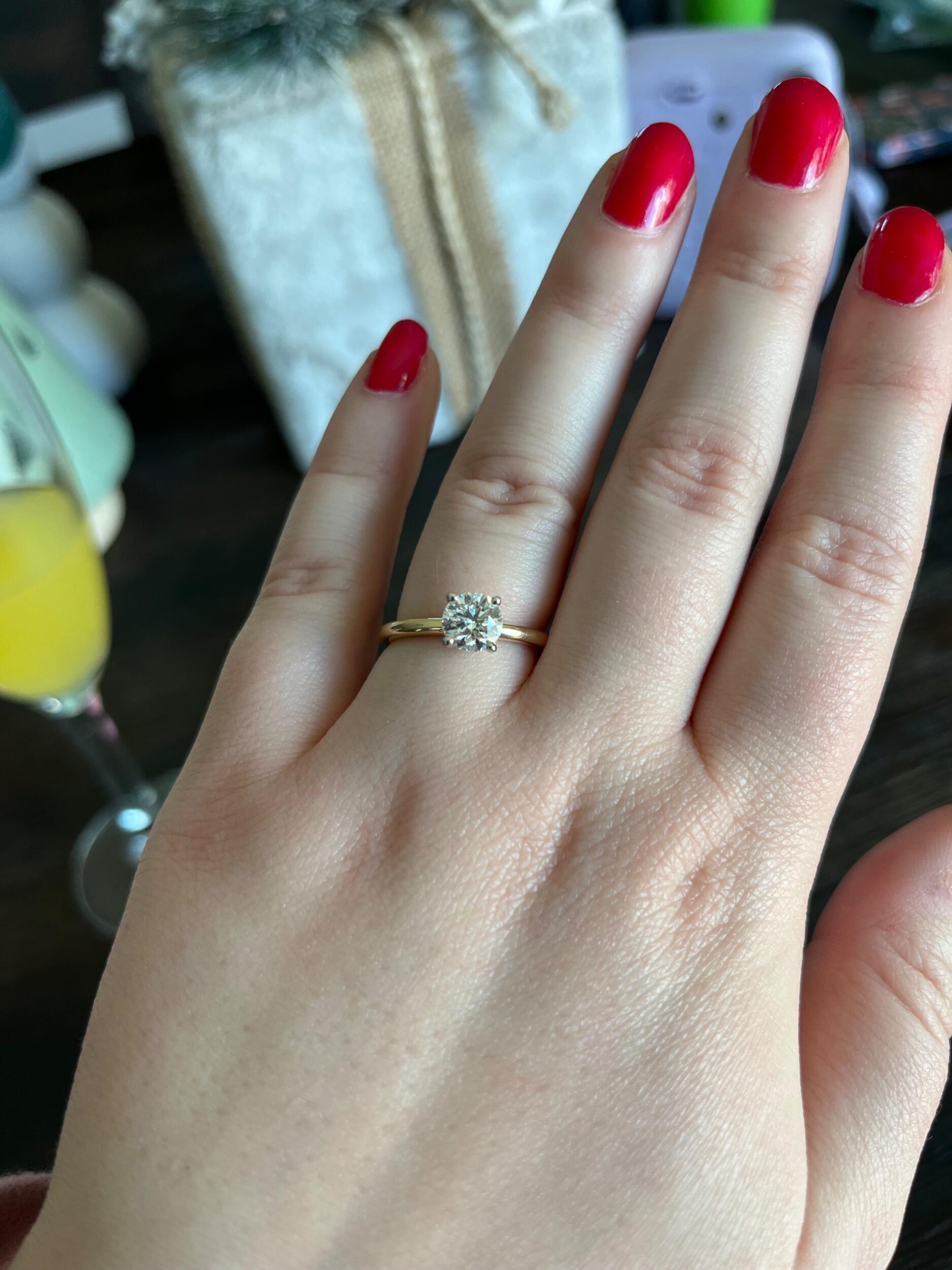 The day we got engaged! 