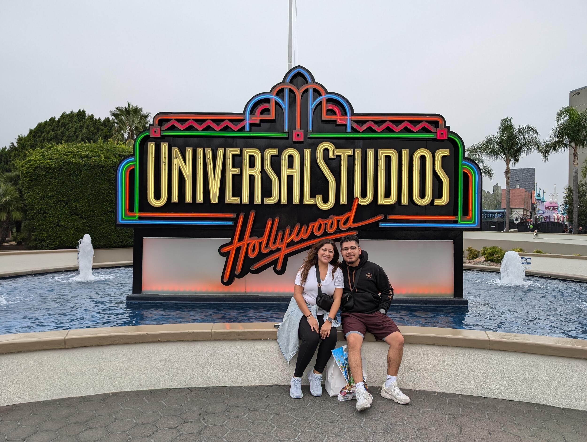 Our trip to LA together.