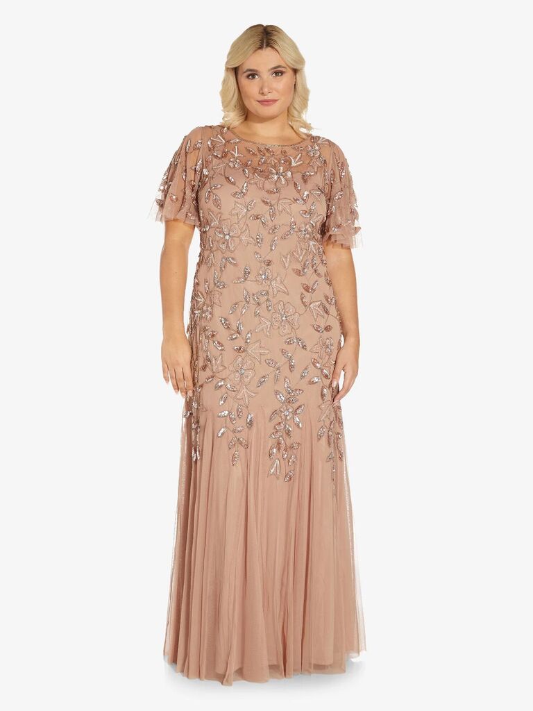 Slimming and Elegant Plus-Size Mother Of The Bride Dresses