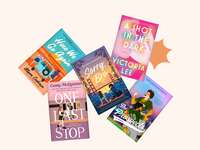 A collage of LGBTQIA best selling books