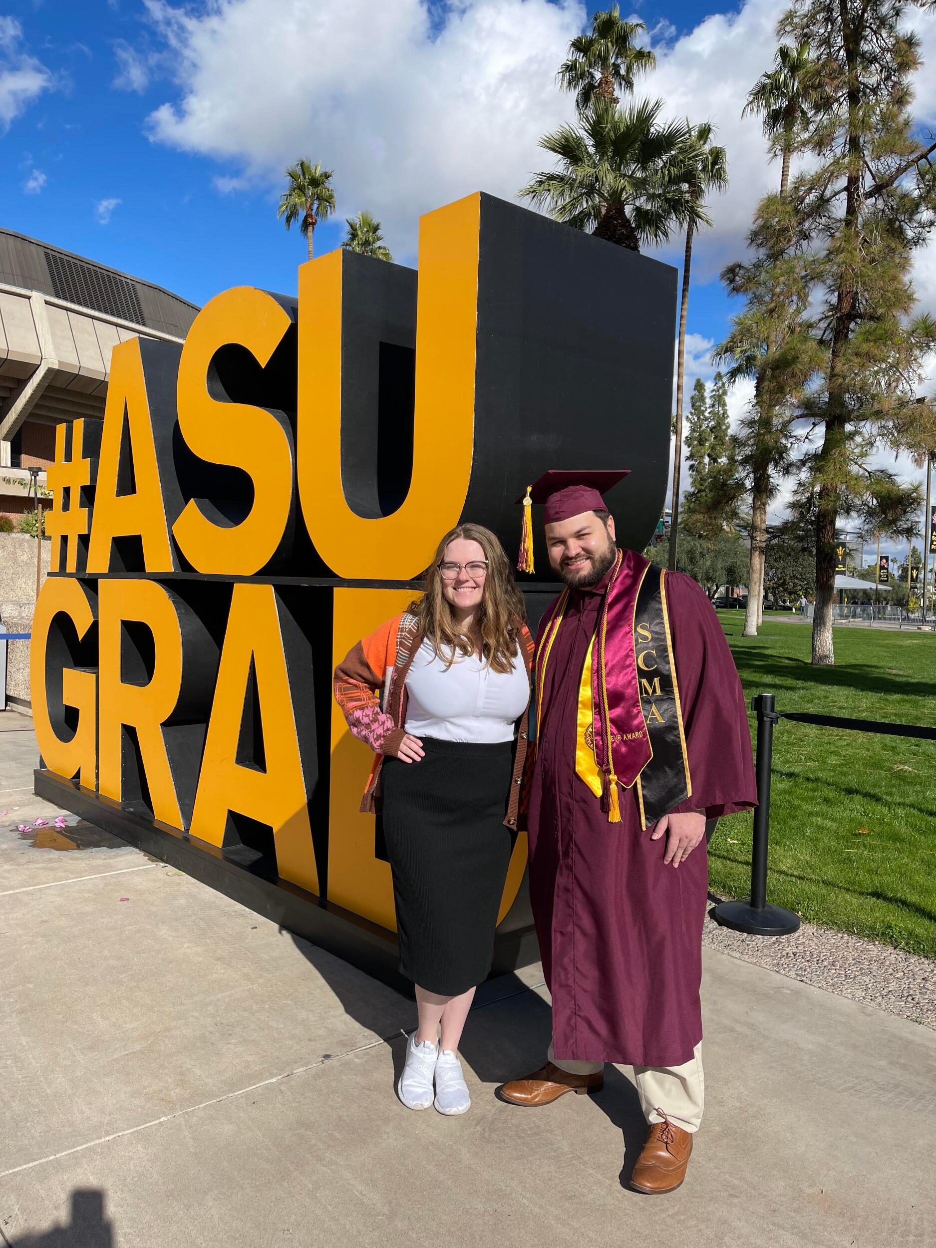 Ethan graduated from ASU!