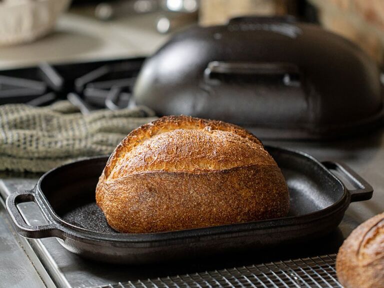 Cast iron Challenger bread pan gift for wife who bakes