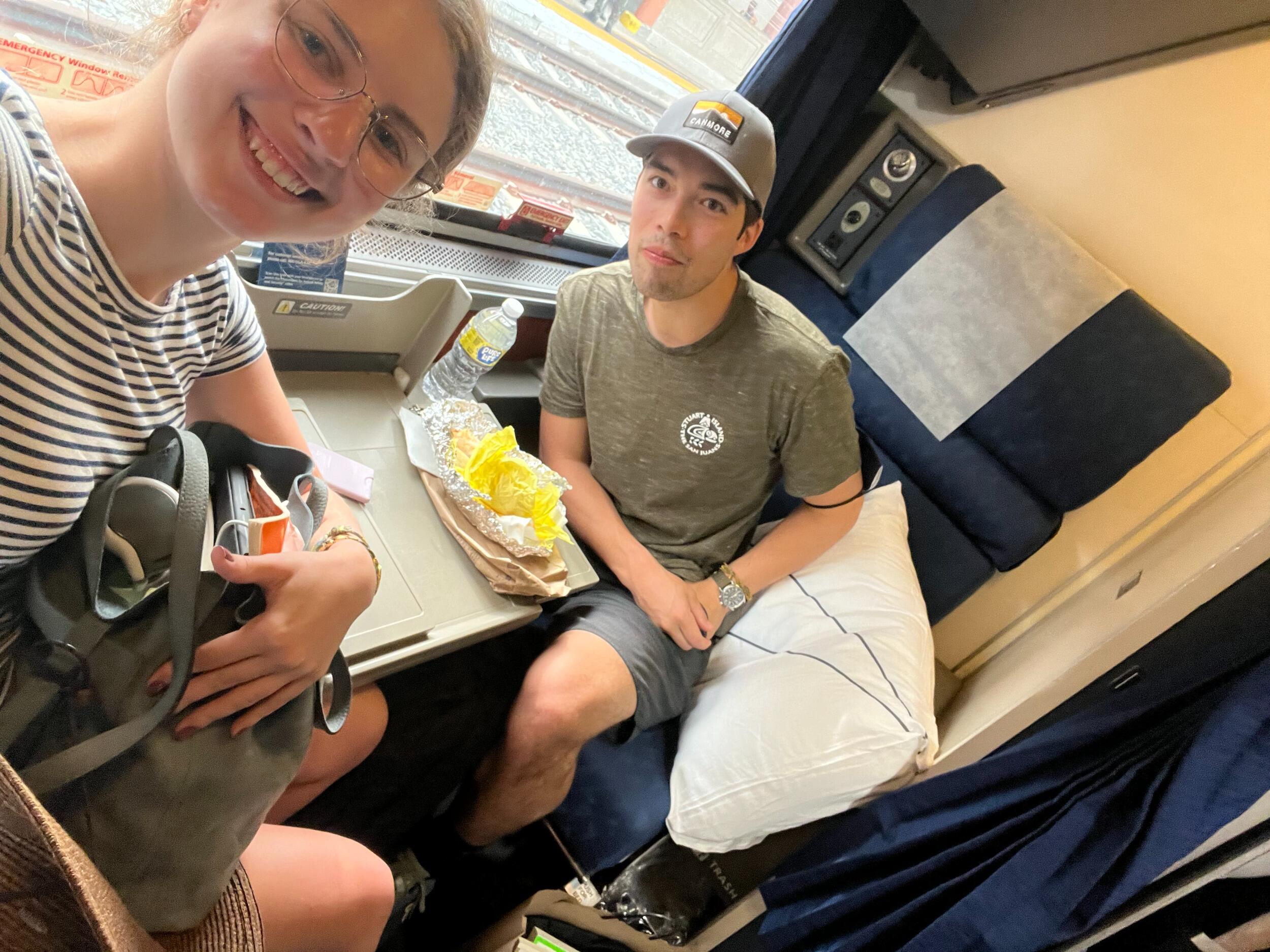 Aboard the Coast Starlight Train from Los Angeles to Portland