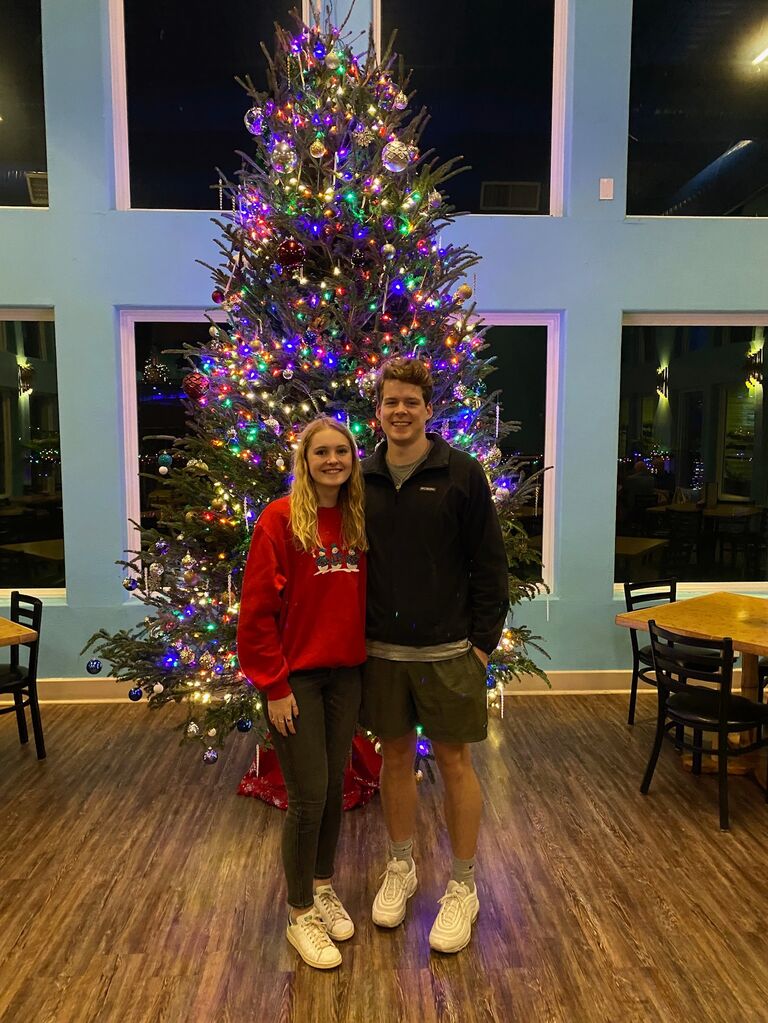 First "Christmas" together (few days early)! Brynnley visited Connor's home town and finally met his family. First of many trips! 