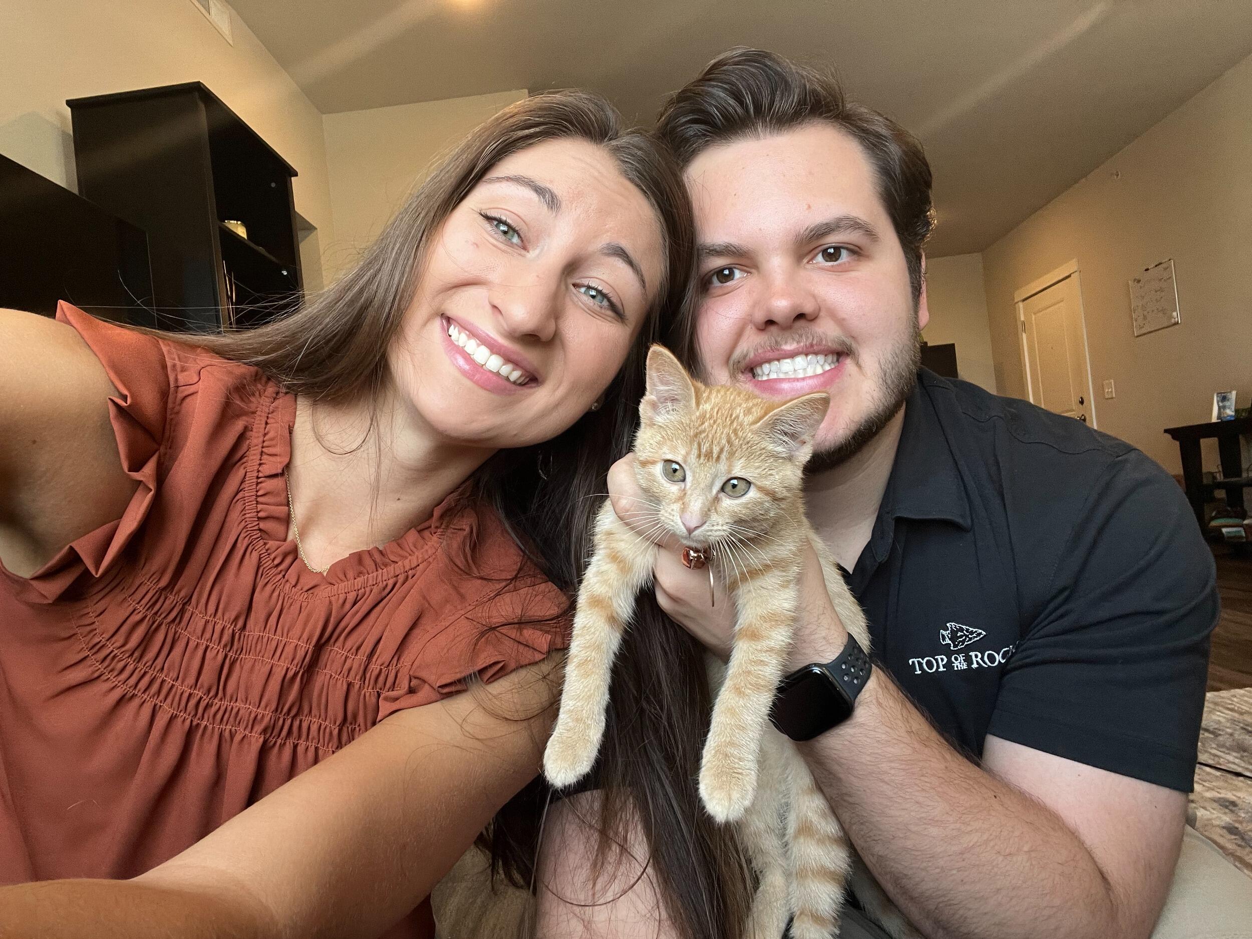 We moved together into our own apartment and adopted Maisie, our lovable fur baby.