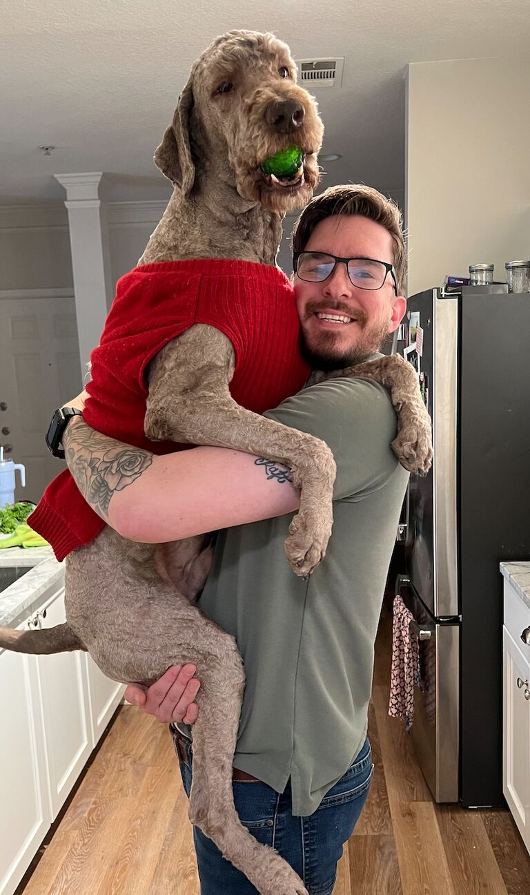 Enjoying the Holiday season with our Max man!