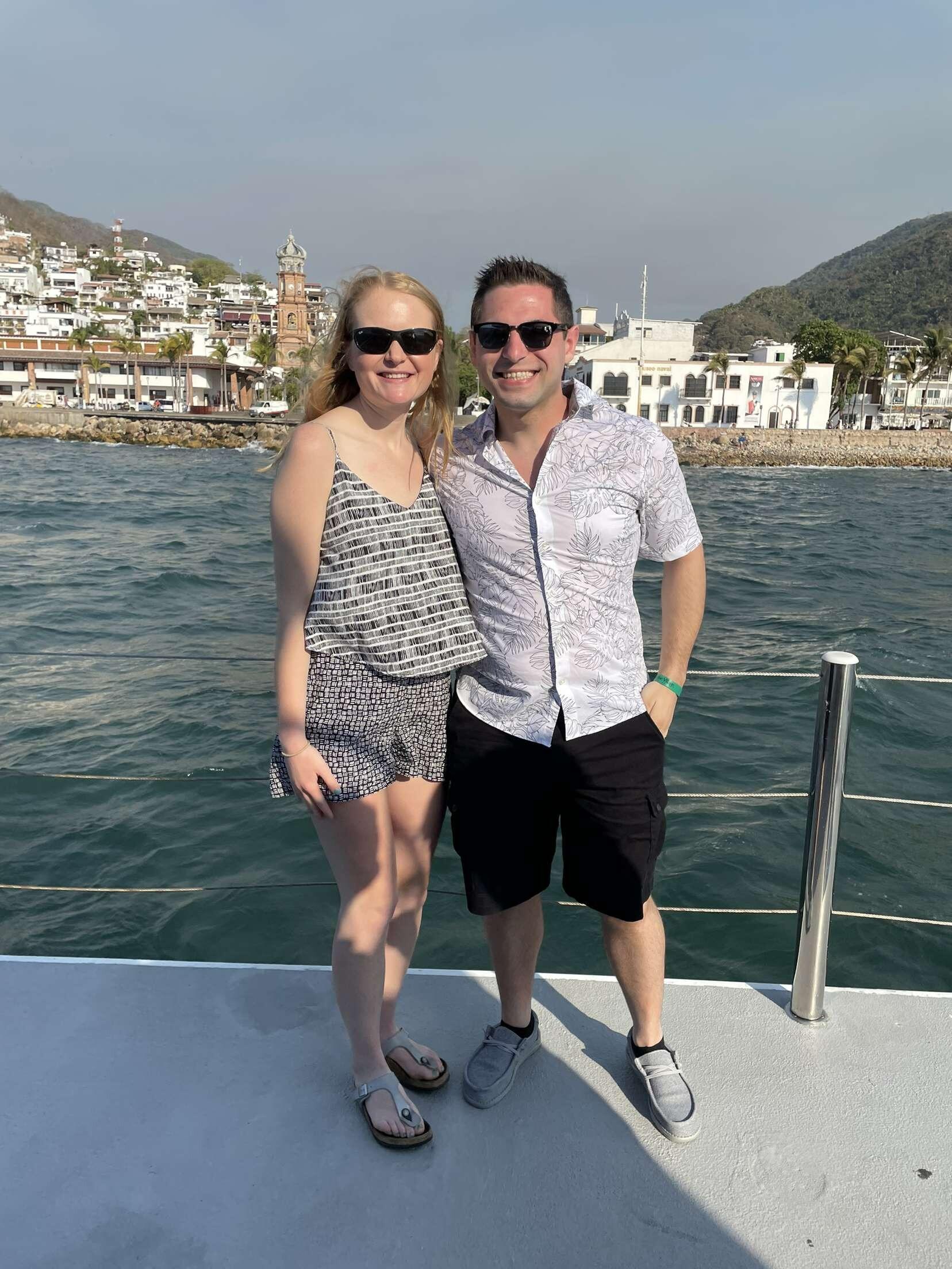 Ryan and Simone on their first trip together in Puerto Vallarta, Mexico.
