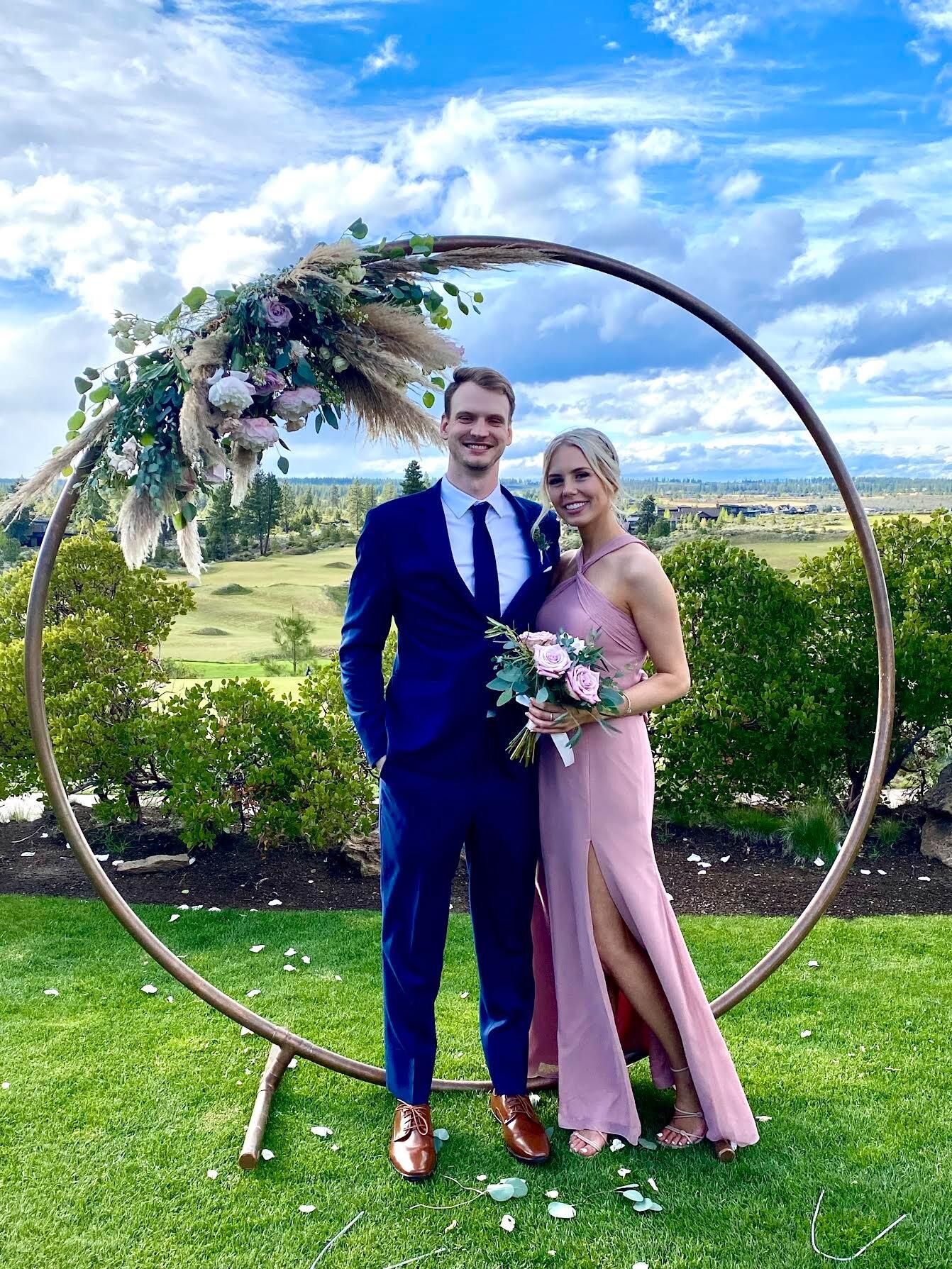 We had the lovely opportunity to both be included in our friend's Brad and Ashley's wedding party. It was a beautiful ceremony in Bend, Oregon.