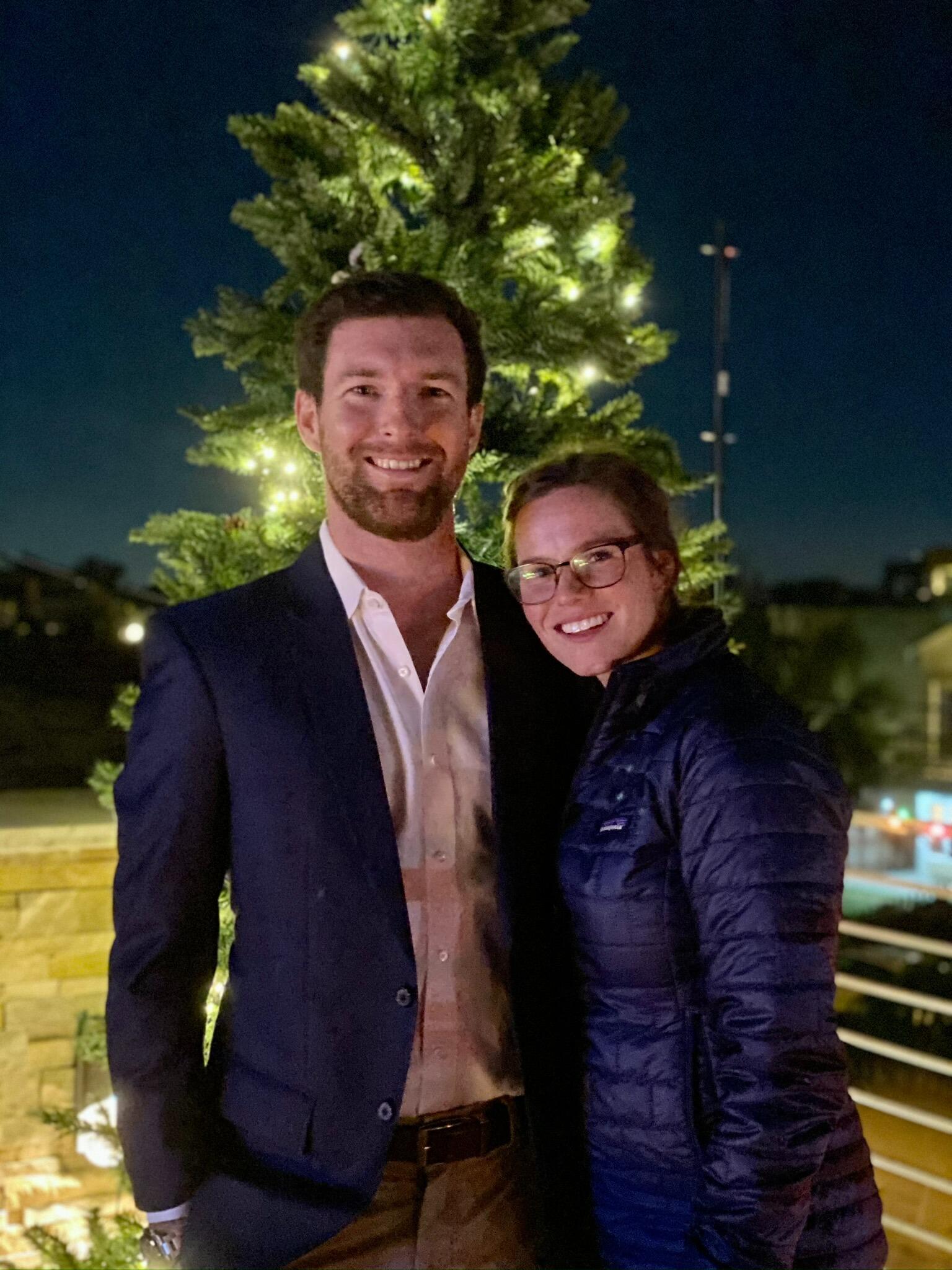 Ringing in 2021 for their first New Year's Celebration together!