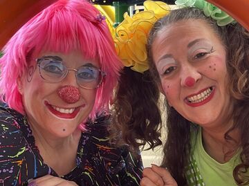 Auntie Swizzle and Dipsy Doodles the Clowns - Balloon Twister - Scotia, NY - Hero Main