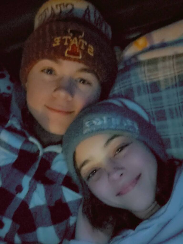 Drive-in movie for Matthew's 20th Birthday (we look like babies)
