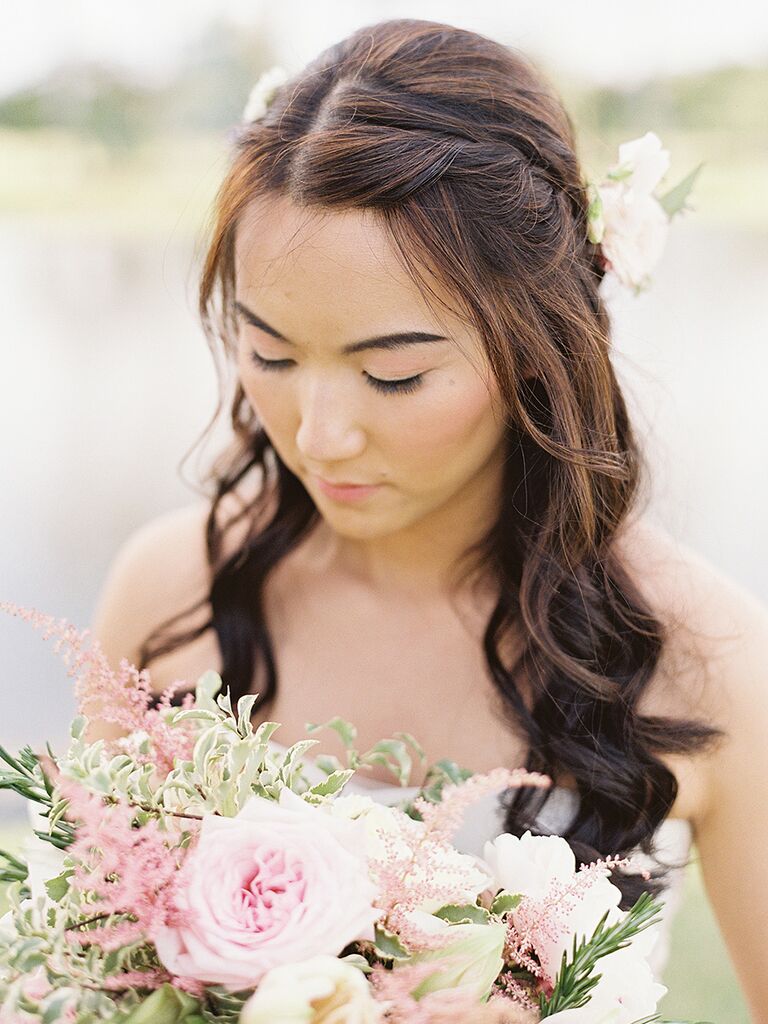 The 15 Best Half-Up Half-Down Wedding Hairstyles of All Time