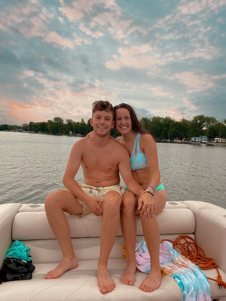 Lainey and Ian took full advantage of the lake where they love to spend their summers. Ian loves the water sports, and Lainey loves being the passenger princess getting tan. Some of their favorite memories are at the lake!