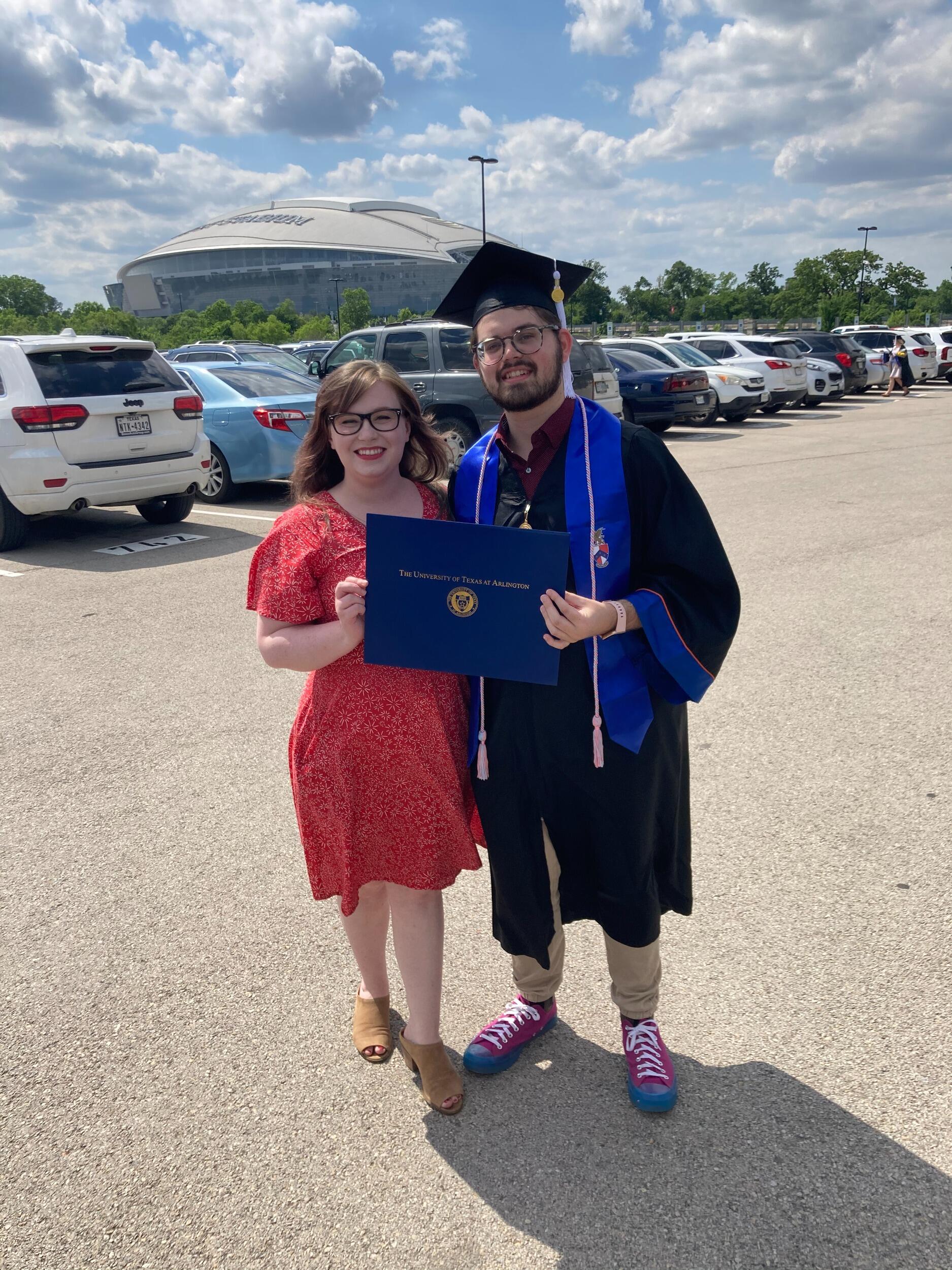 Brandon graduates from UTA!