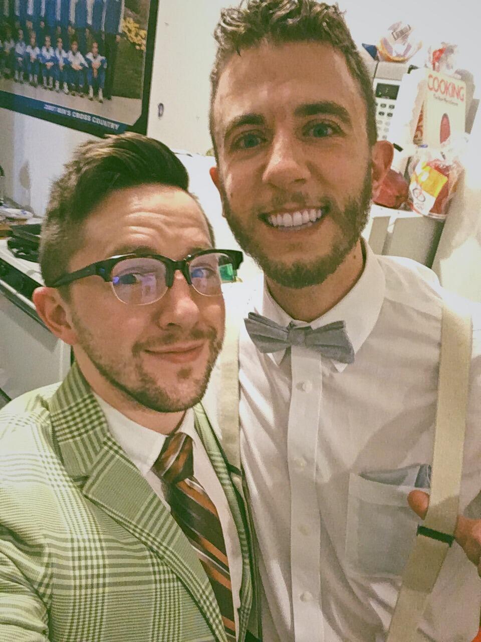 Shortly into dating we took one of our first trips together for a wild murder mystery party in the famous NYC "Penthouse".  