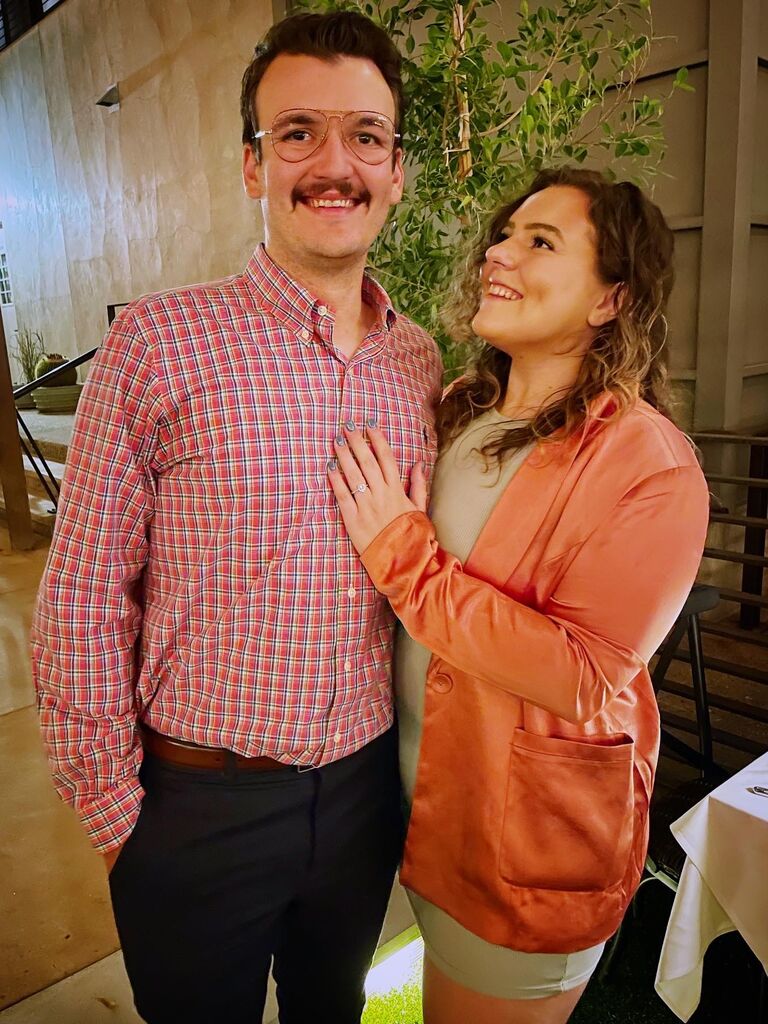 The Big Question! We got engaged at Vic & Ola's in Scottsdale.