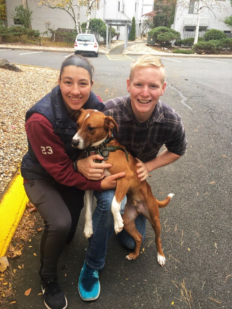 ADOPTION DAY:
We adopted our crazy furball Tucker, the greatest addition to our perfect little family 