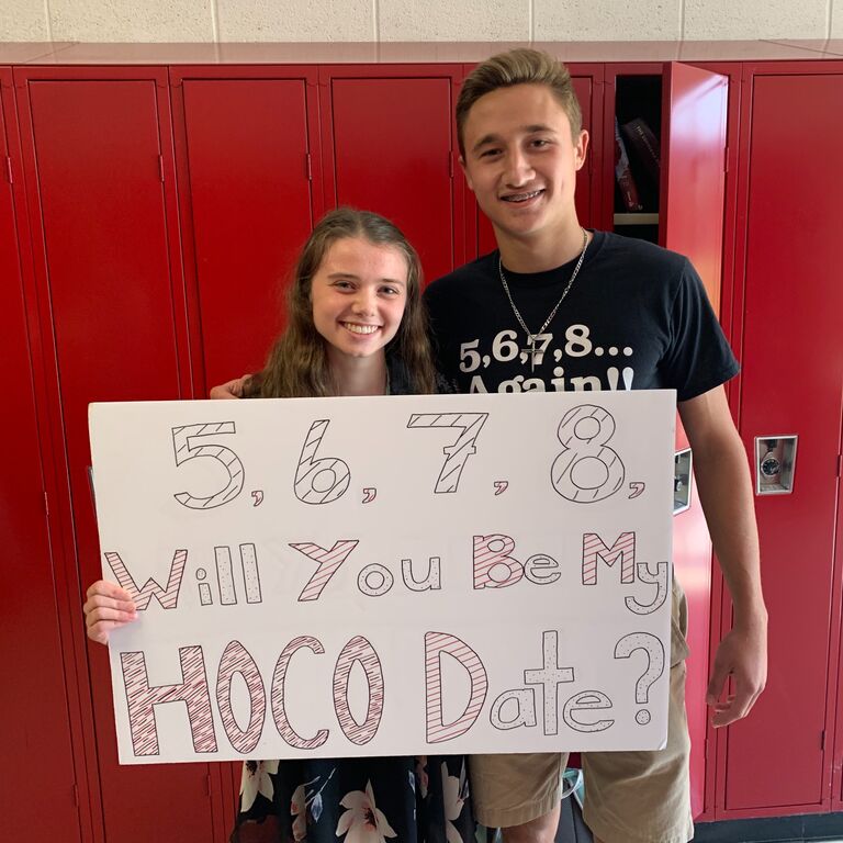 Our first picture together, when Joey asked Allison to senior year homecoming. We met at Lutheran High Northwest in Rochester Hills, MI. 