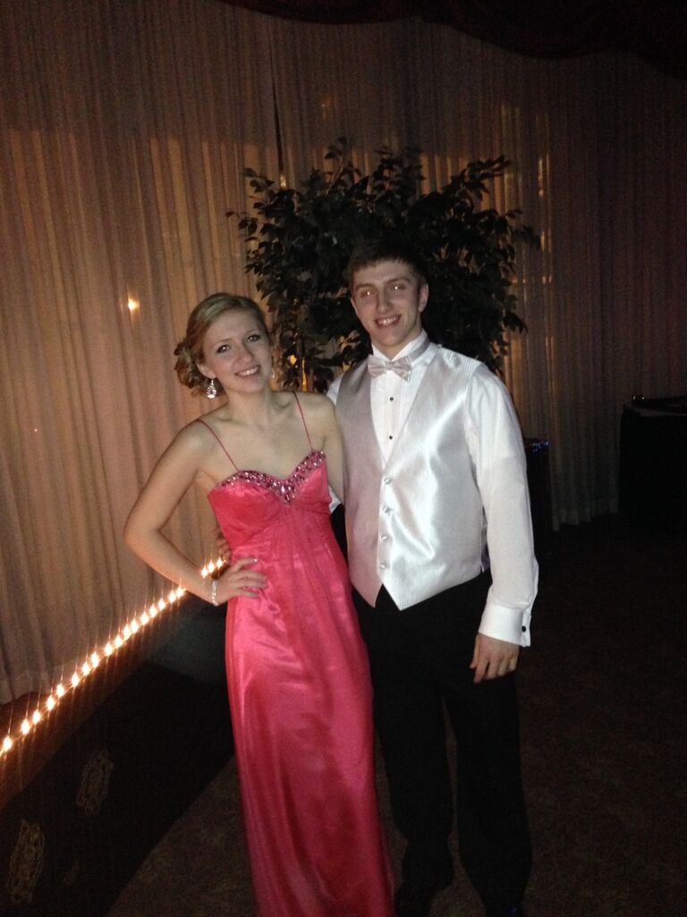 Marissa and Daniel are high school sweethearts. They met at Seton Catholic Central, specifically during Freshmen year English class. Sitting next to each other, they were always very flirty but didn’t actually begin dating until their Junior year. This photo from their Junior prom is one of the very first pictures they took together. The rest is history!