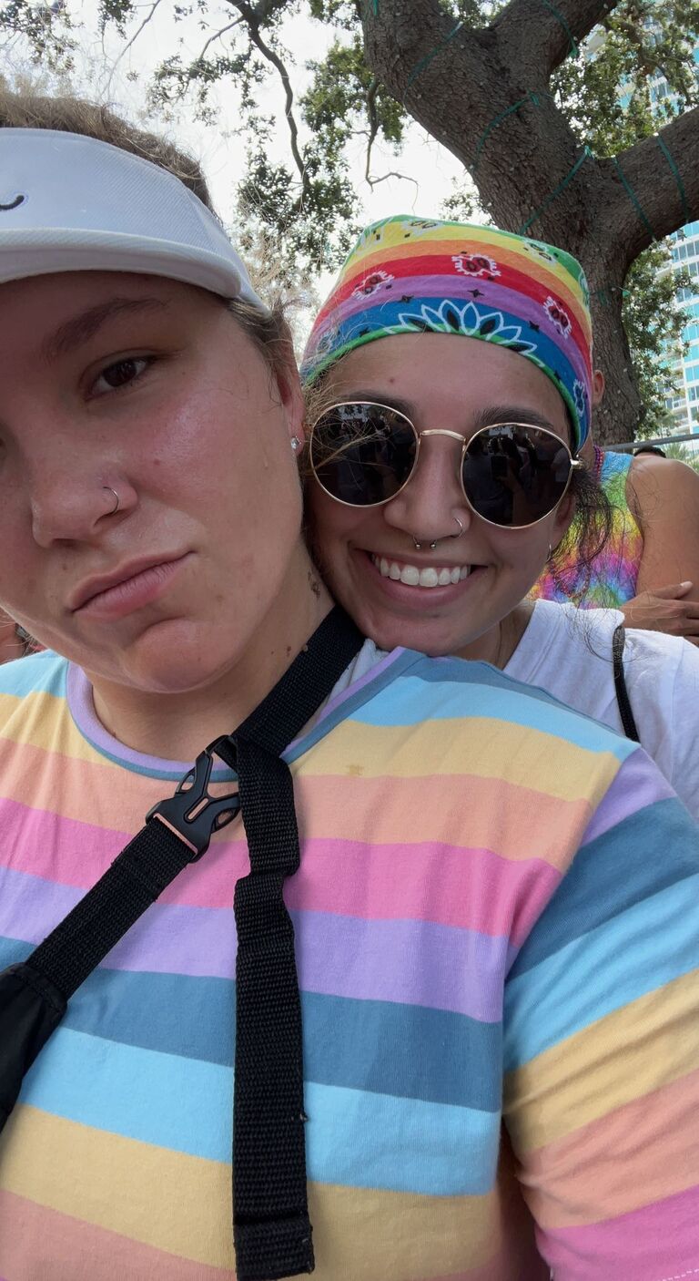 First pride parade together