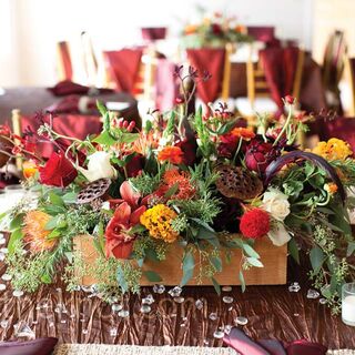 wedding reception floral arrangements