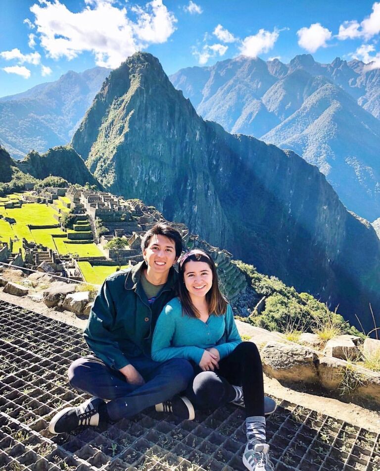 Clarissa joined Chris on a family trip to Peru.