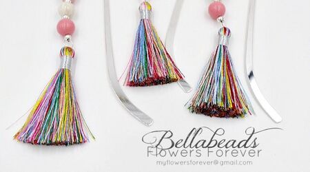 Flower Petal Initial - Small - Flowers Forever & Bellabeads