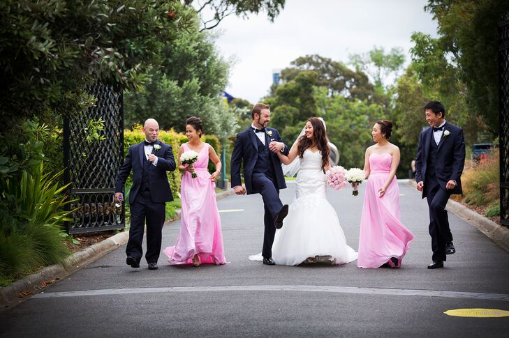 something navy wedding dress