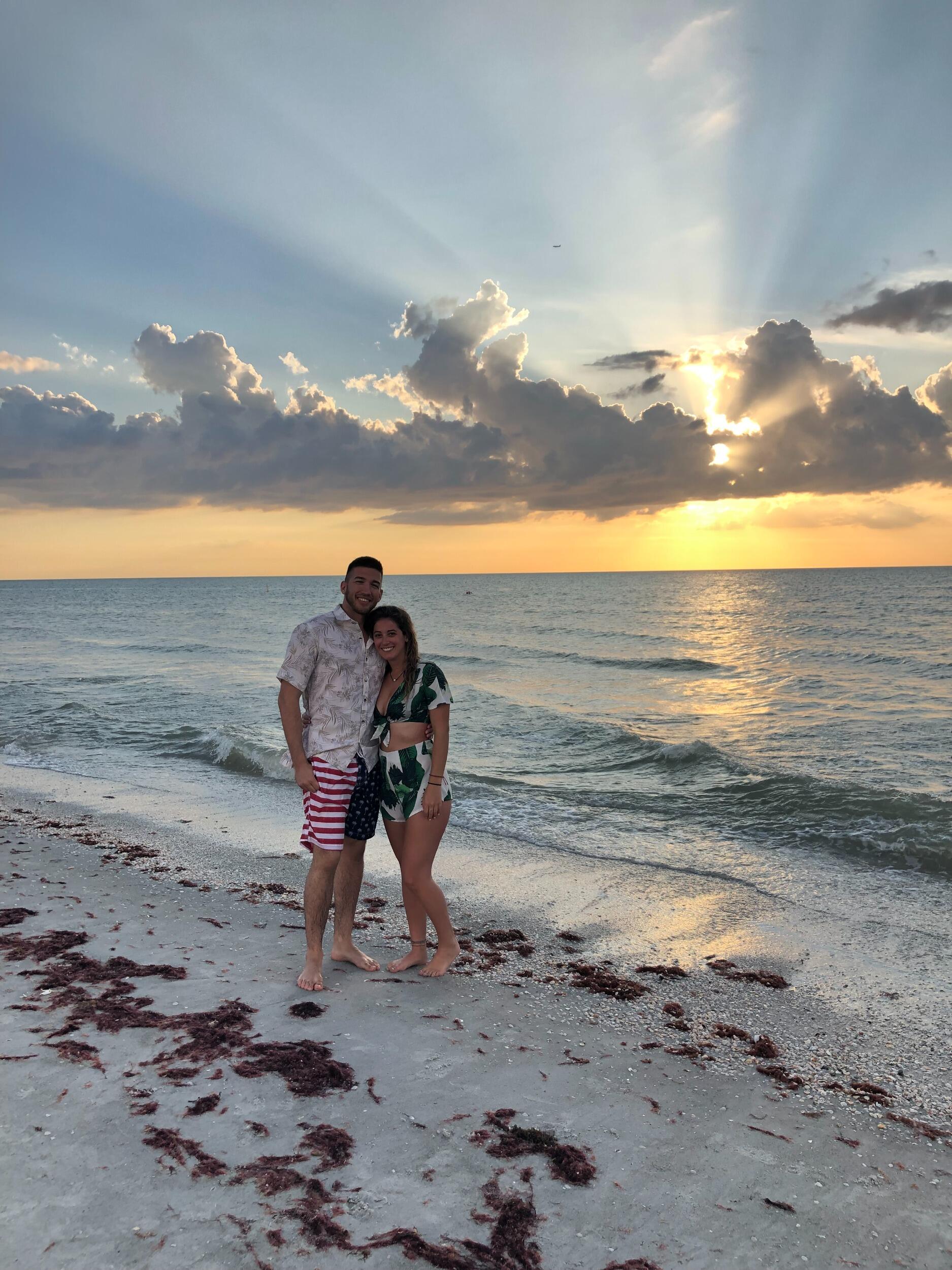 Last stop on a cross country road trip, and last night together before spending a year apart.