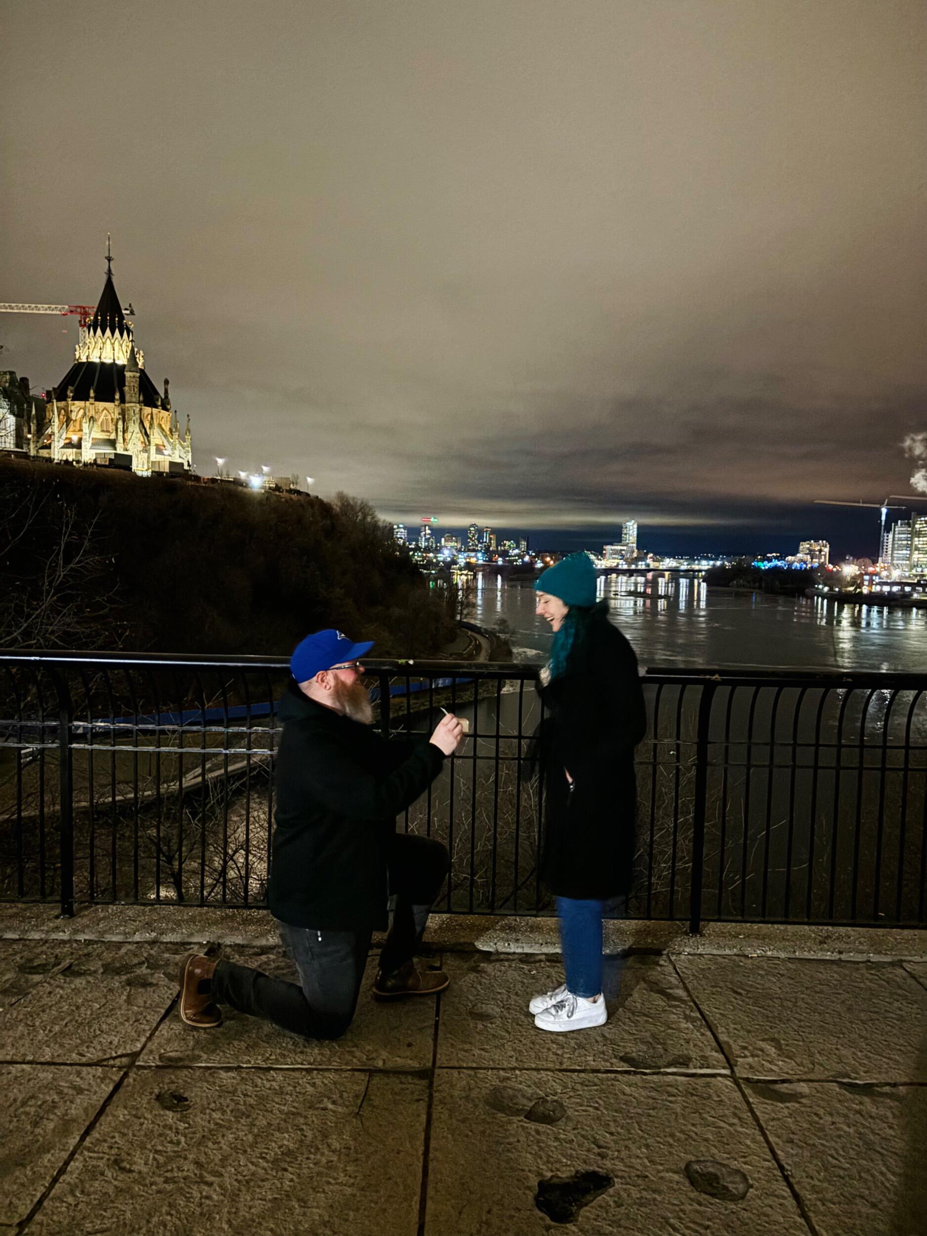We got engaged! 