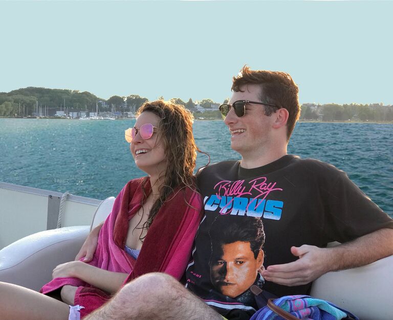 Connor's first trip to Charlevoix (and the first time he introduced the Swoish family to the iconic Billy Ray t-shirt)