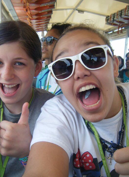 our earliest picture together at our 8th grade field trip. just a couple of besties
