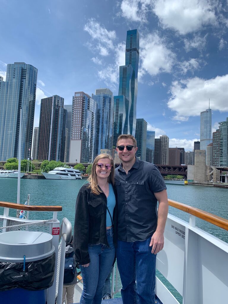 First Chicago trip and getting to meet all of John's family at his brother Jim and Cheryl's wedding 