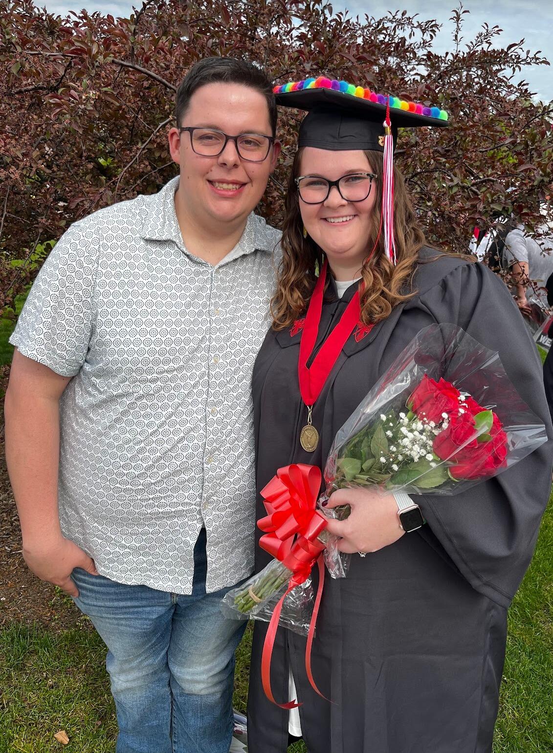Molly graduated from Ball State!