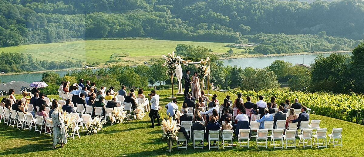 6:30pm: Wedding ceremony at Bodega Katxina
