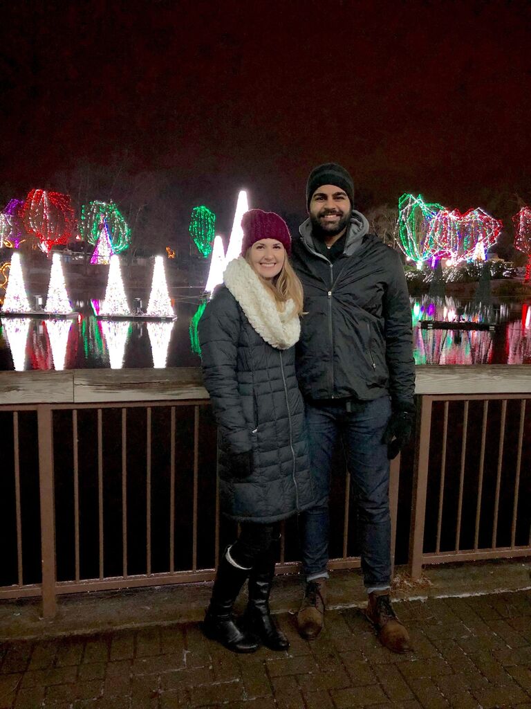 Started our tradition of going to the Columbus Zoo Lights every holiday season!