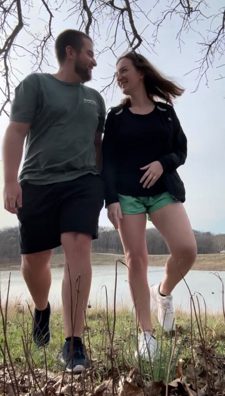 ENGAGED - Nate had the best, simplest, most "us" day we could imagine planned. This picture is a screen shot from a video right after he proposed at Lone Elk, one of our favorite places. 