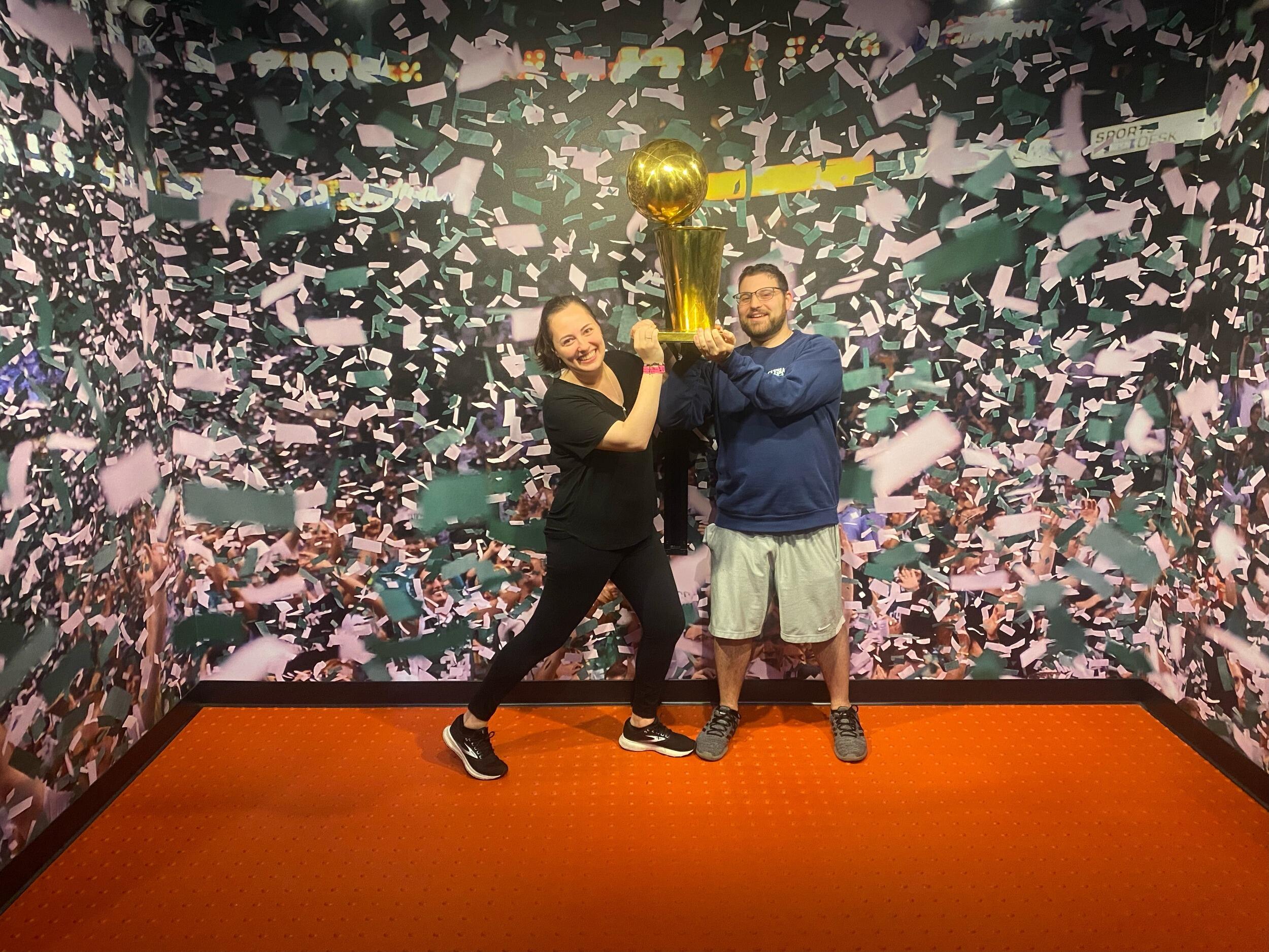 Won an NBA Championship ... at the NBA Hall of Fame. 