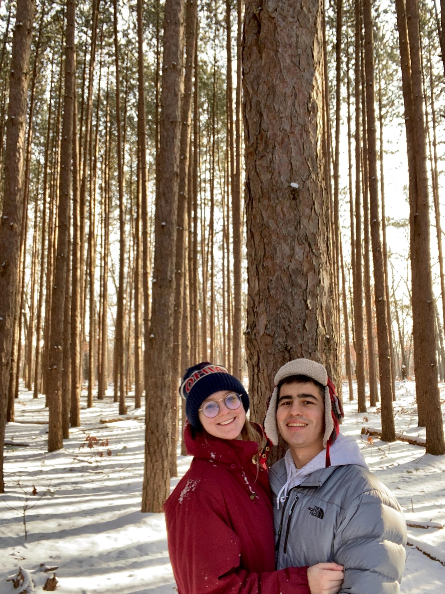 Andrew and Elizabeth at Oak Openings 