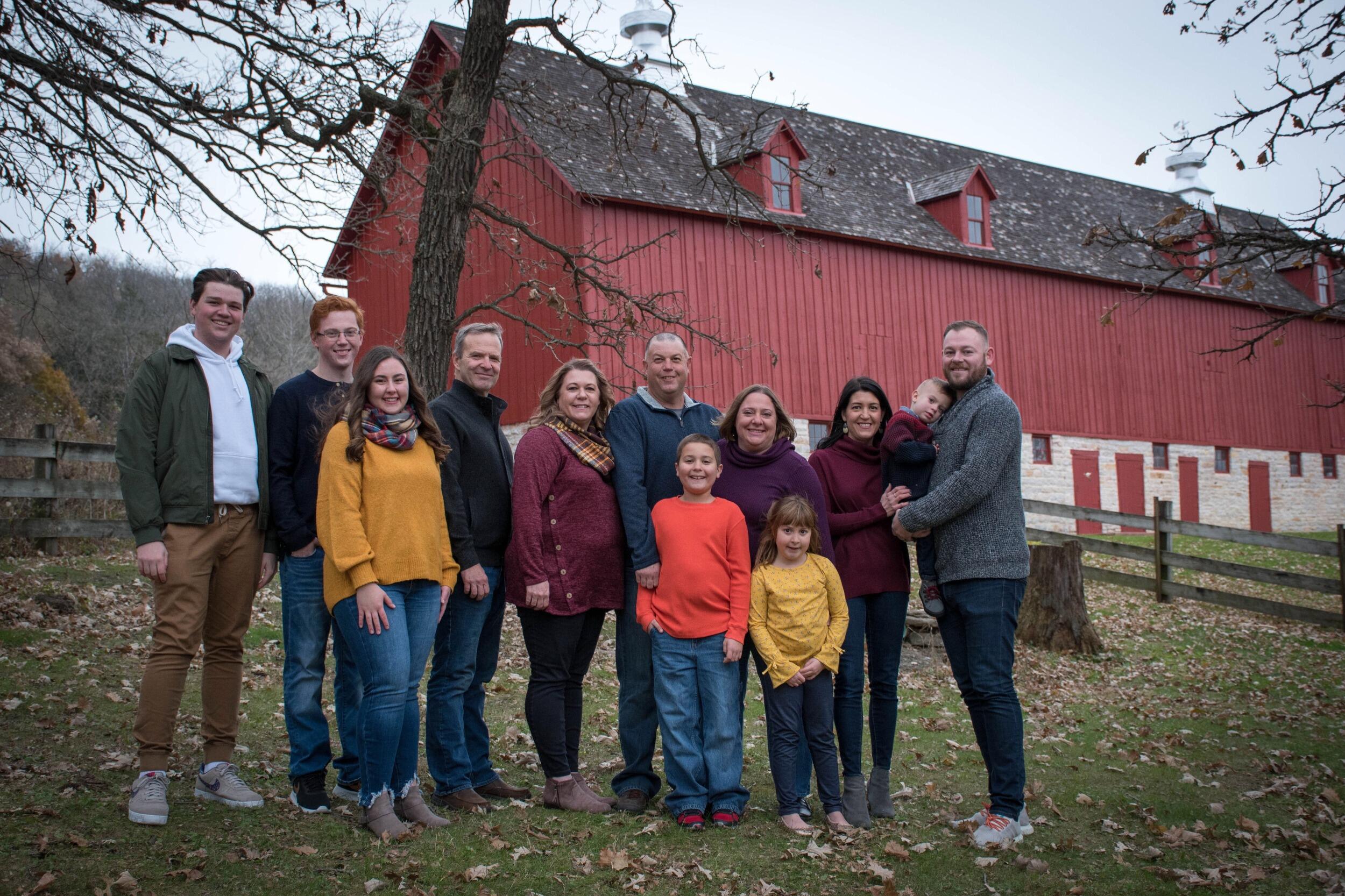 Pictures with Jace's family! 