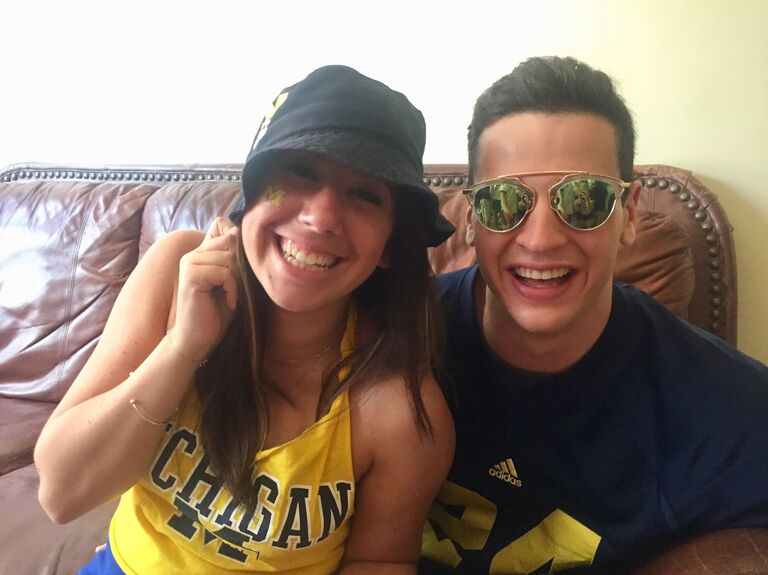Amanda and Joey meet up at Michigan and they beat Penn State (go blue!).