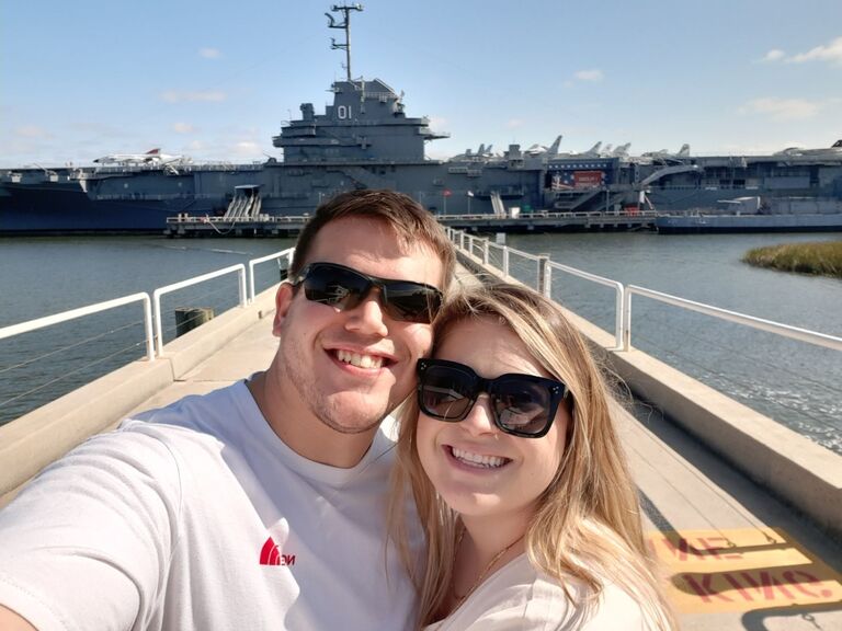 Our first trip together. We went to Charleston, SC, and this is one of our favorite trips of all time.