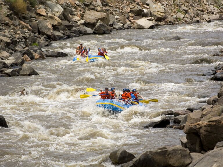 Rafters on Arkansas River