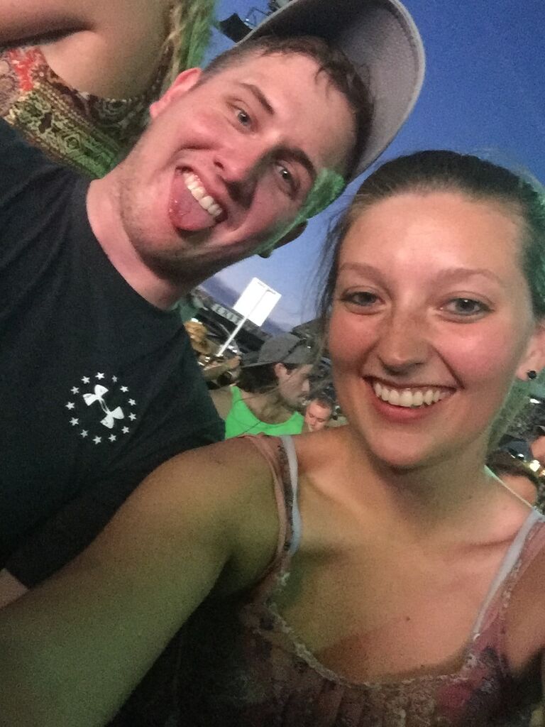 Our first official date- Luke Bryan @ Gillette