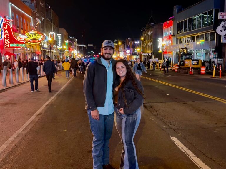 Nashville trip for Aaliyah's birthday.