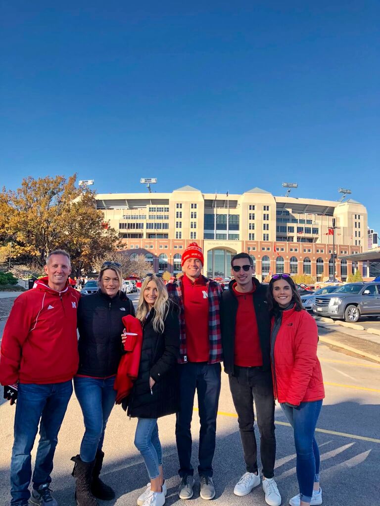 We celebrated our love for Nebraska football home games in Lincoln, NE with Jake's family in the fall of 2022!